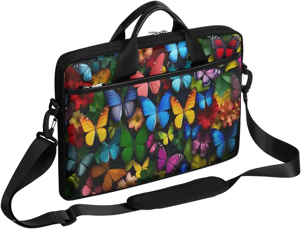 Laptop Shoulder Bag Computer Bag 13-15 Inches Laptop Carrying Case with Shoulder Strap for Women Men