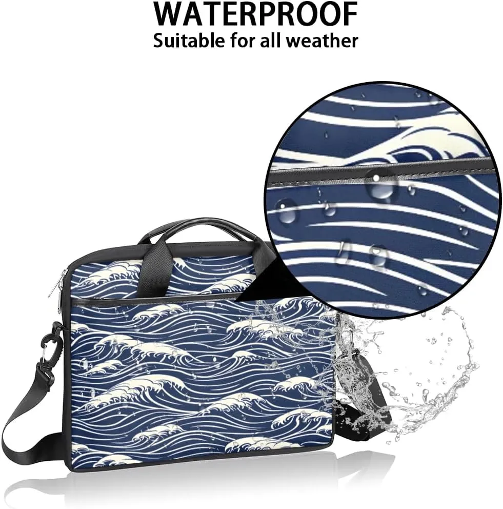 Laptop Shoulder Bag Computer Bag 13-15 Inches Laptop Carrying Case with Shoulder Strap for Women Men