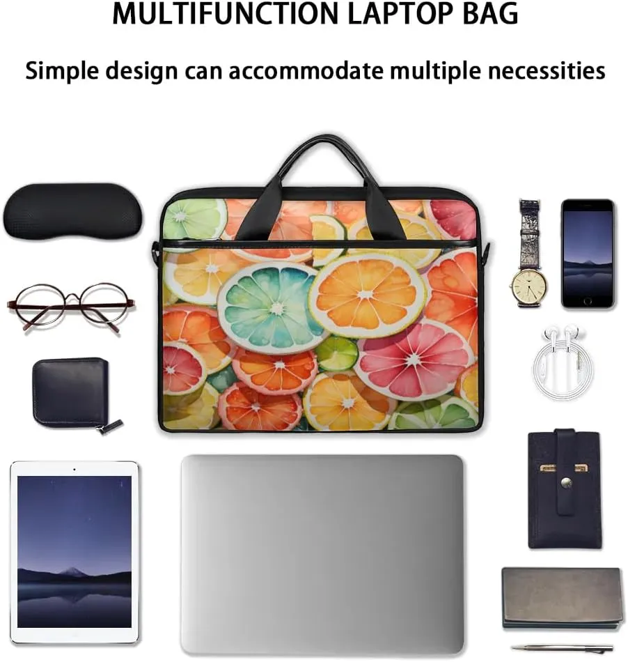 Laptop Shoulder Bag Computer Bag 13-15 Inches Laptop Carrying Case with Shoulder Strap for Women Men
