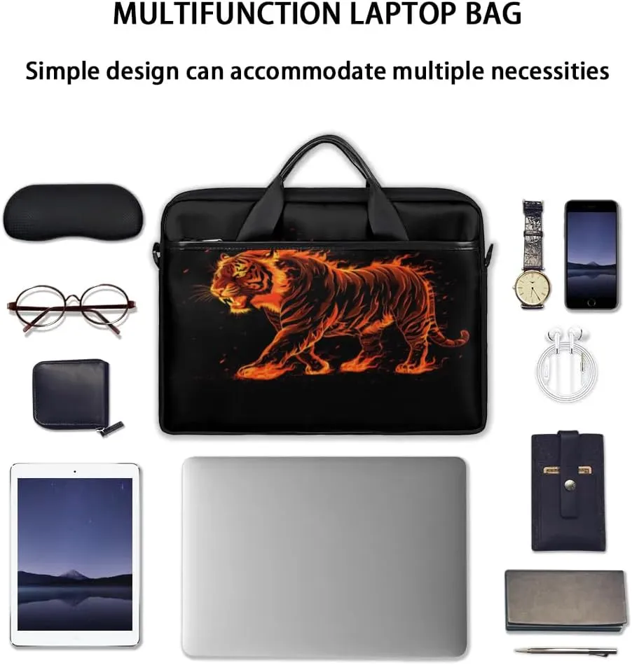 Laptop Shoulder Bag Computer Bag 13-15 Inches Laptop Carrying Case with Shoulder Strap for Women Men