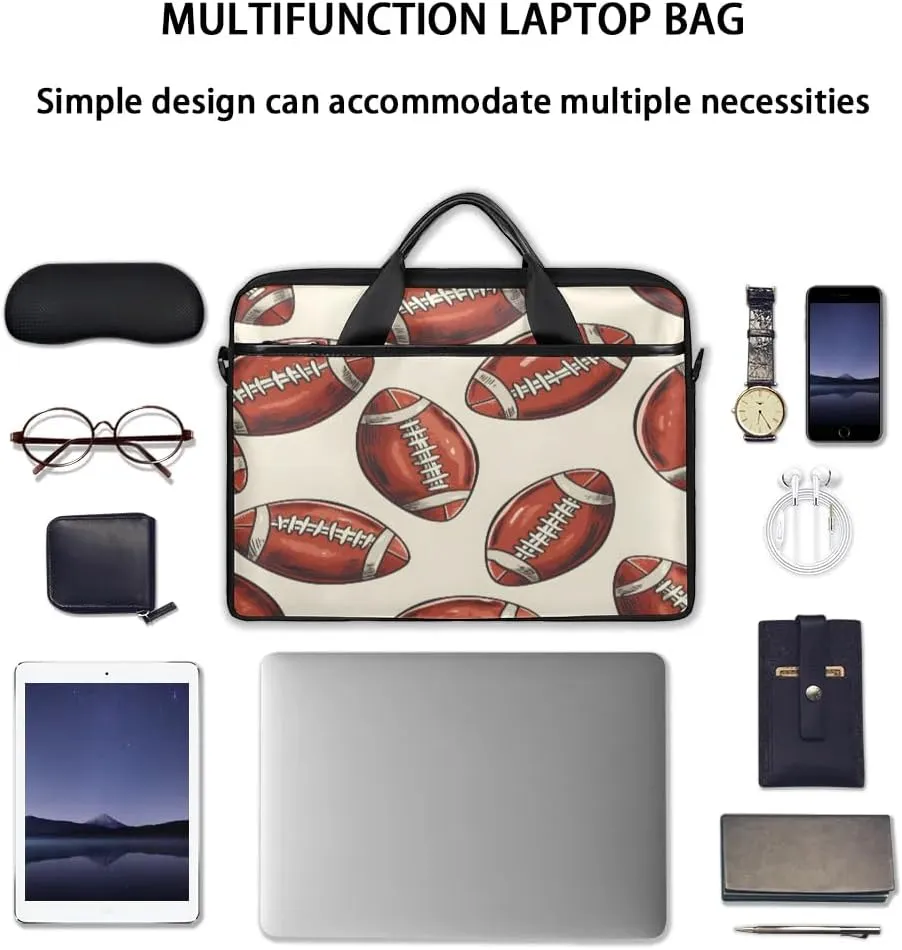 Laptop Shoulder Bag Computer Bag 13-15 Inches Laptop Carrying Case with Shoulder Strap for Women Men