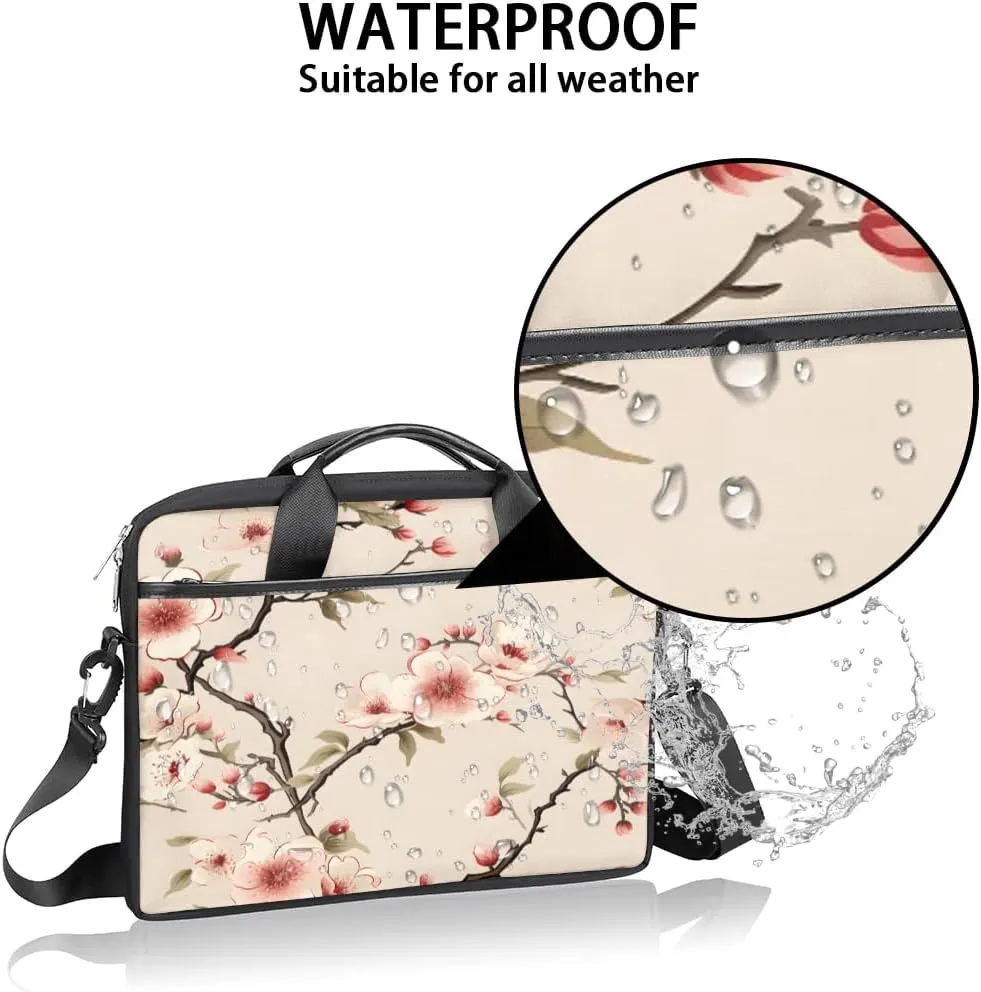 Laptop Shoulder Bag Computer Bag 13-15 Inches Laptop Carrying Case with Shoulder Strap for Women Men