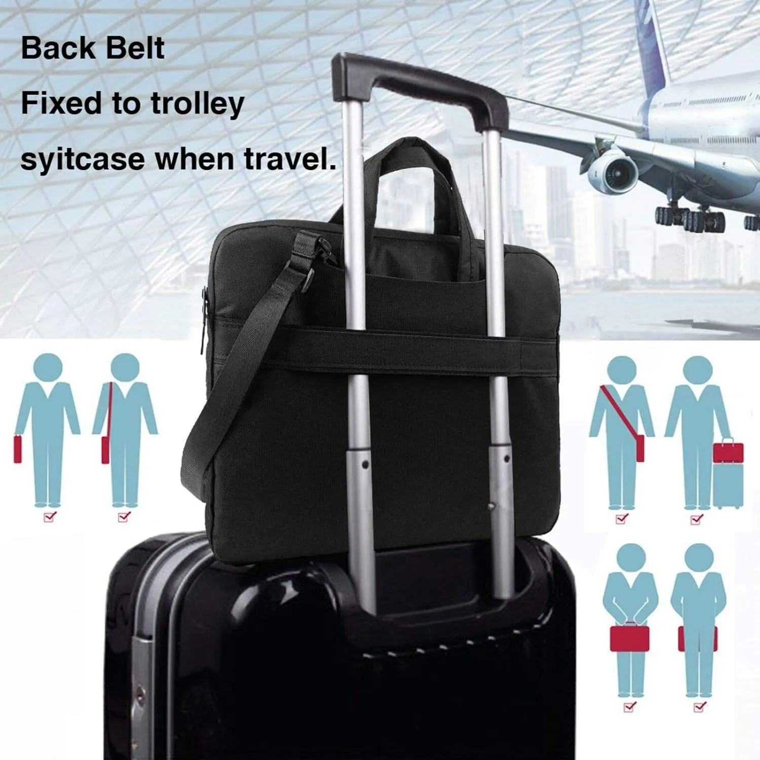 Laptop Shoulder Bag Laptop Bag Computer Bag National Park Messenger Bag for Unisex