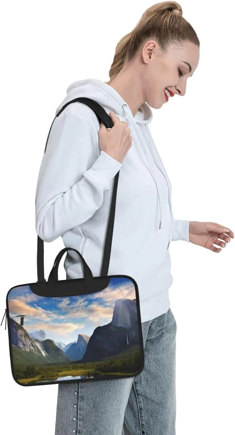 Laptop Shoulder Bag Laptop Bag Computer Bag National Park Messenger Bag for Unisex