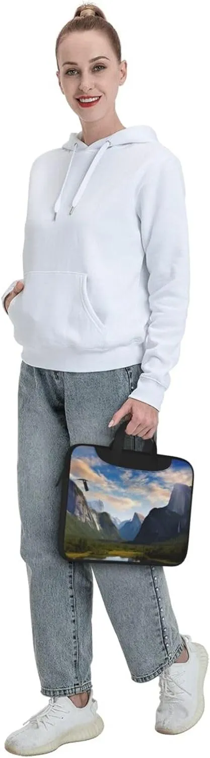 Laptop Shoulder Bag Laptop Bag Computer Bag National Park Messenger Bag for Unisex