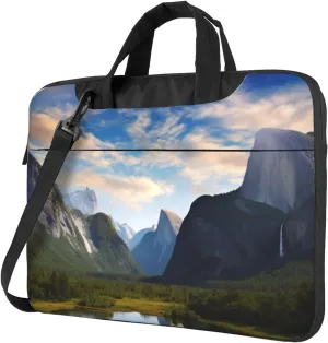 Laptop Shoulder Bag Laptop Bag Computer Bag National Park Messenger Bag for Unisex
