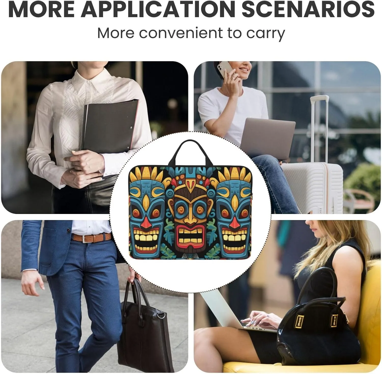 Laptop Shoulder Bag Messenger Bag Cool Steampunk Gears Laptop Bag Computer Bag for Men Women