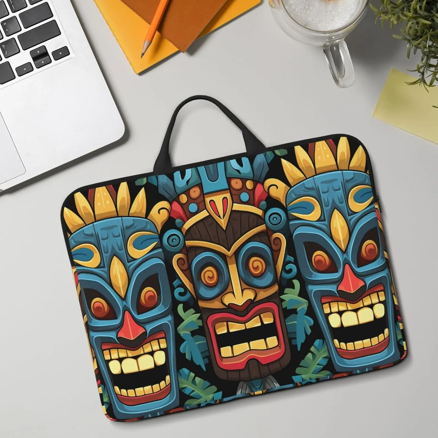 Laptop Shoulder Bag Messenger Bag Cool Steampunk Gears Laptop Bag Computer Bag for Men Women