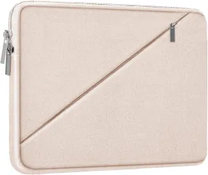 Laptop Sleeve 15.6 inch, Traveling Carrying Computer Bag with Zippered Pocket, Shockproof Protective Laptop Case Compatible for Apple Notebook, HP, Dell, Acer, Asus, Lenovo, Pink