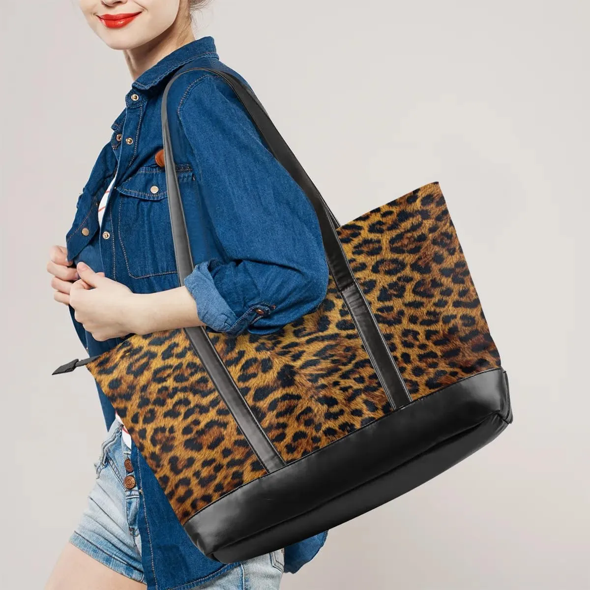 Laptop Tote Bag for Women, 15.6 inch Laptop Bag Handbag Large Briefcase Waterproof Travel Beach Shoulder Bag Work Bags