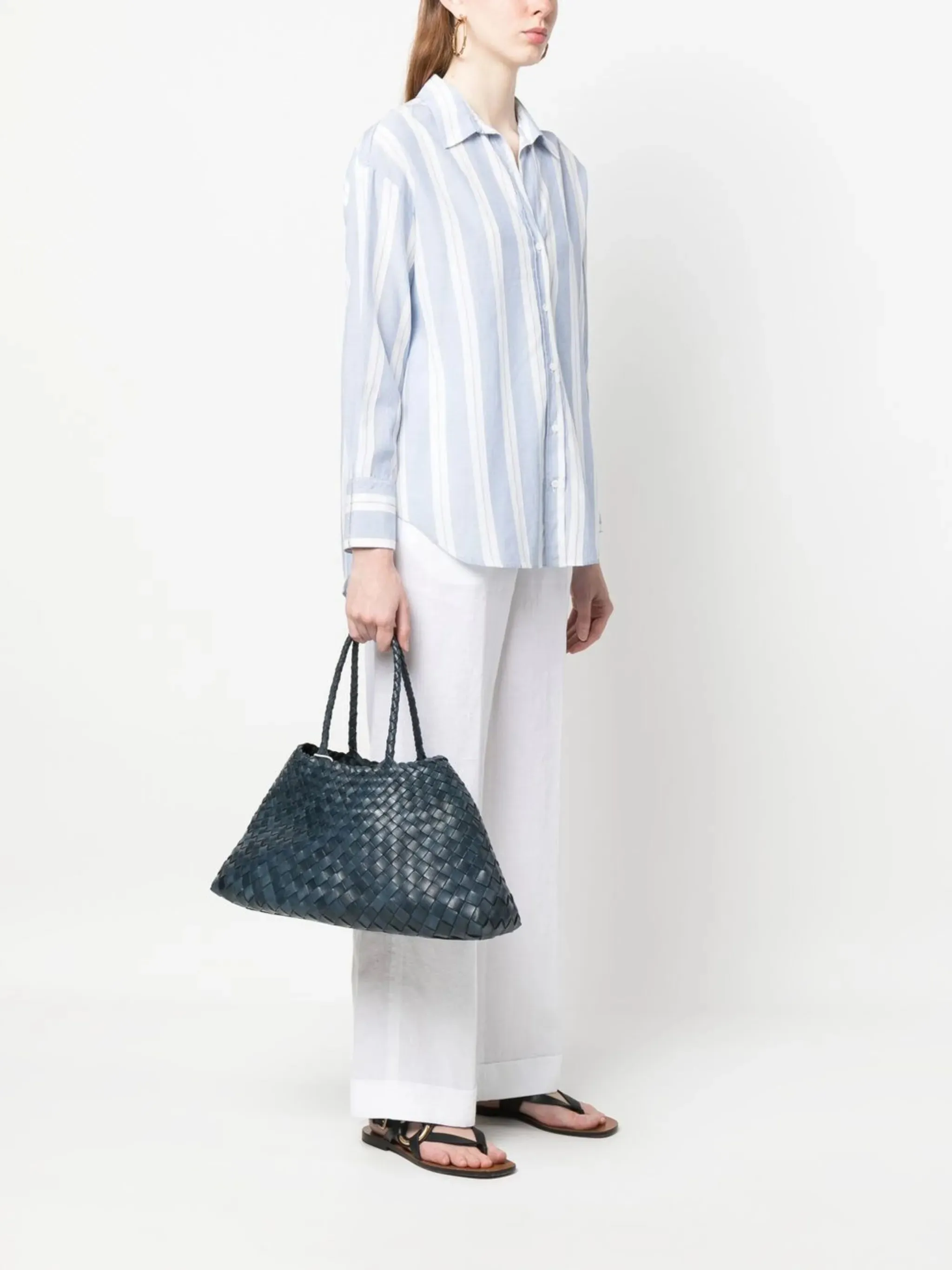 Large assortment shoulder woven Door-to-door service bag