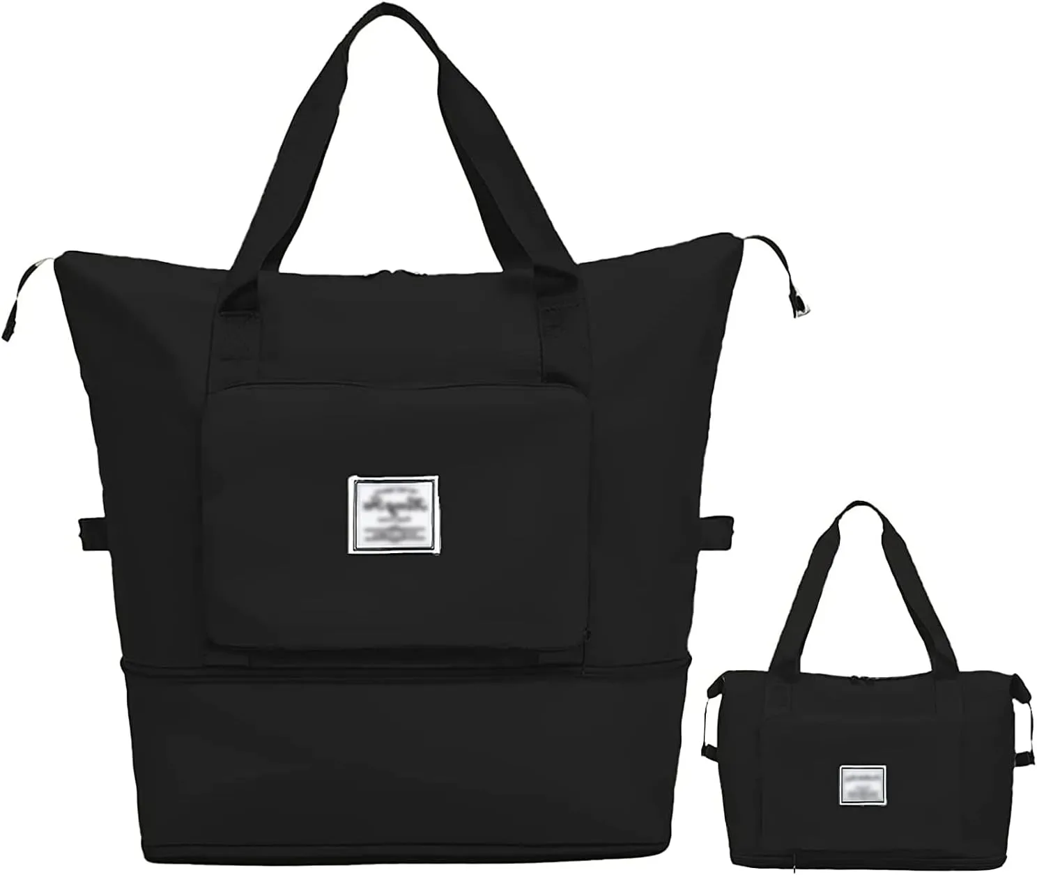 Large Capacity Folding Travel Bag,Travel Lightweight Waterproof Carry on Luggage Bags,Dry&Wet Separation Foldable Duffle Bag,Oxford Fabric Duffel Bag for Expandable Weekender Sports, Gym,