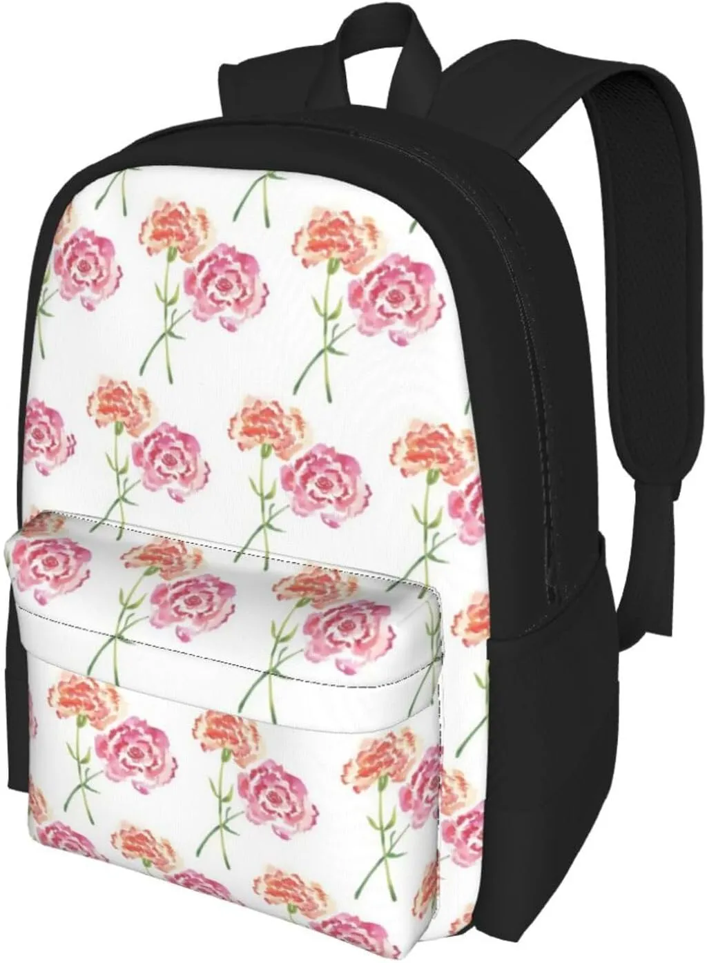 Large Capacity Leisure Travel Backpack Adjustable Strap Suitable Work Outdoor Sport for Woman Man Yellow Pollen Flower