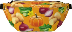 Large Fanny Packs for Women Men Cross Body - cucumber onion Potato Travel Crossbody Bags for Women Trendy, Belt Bag for Women Men Crossbody, Waist Bag for Women With Adjustable Strap