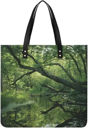 Large Grocery Bags Beach Tote An Ancient Swamp Bag for Women Shoulder Bag for Travel Work Handbag