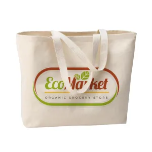 Large Grocery Canvas Tote Bags Customized / Personalized Canvas Tote Bags - TG260