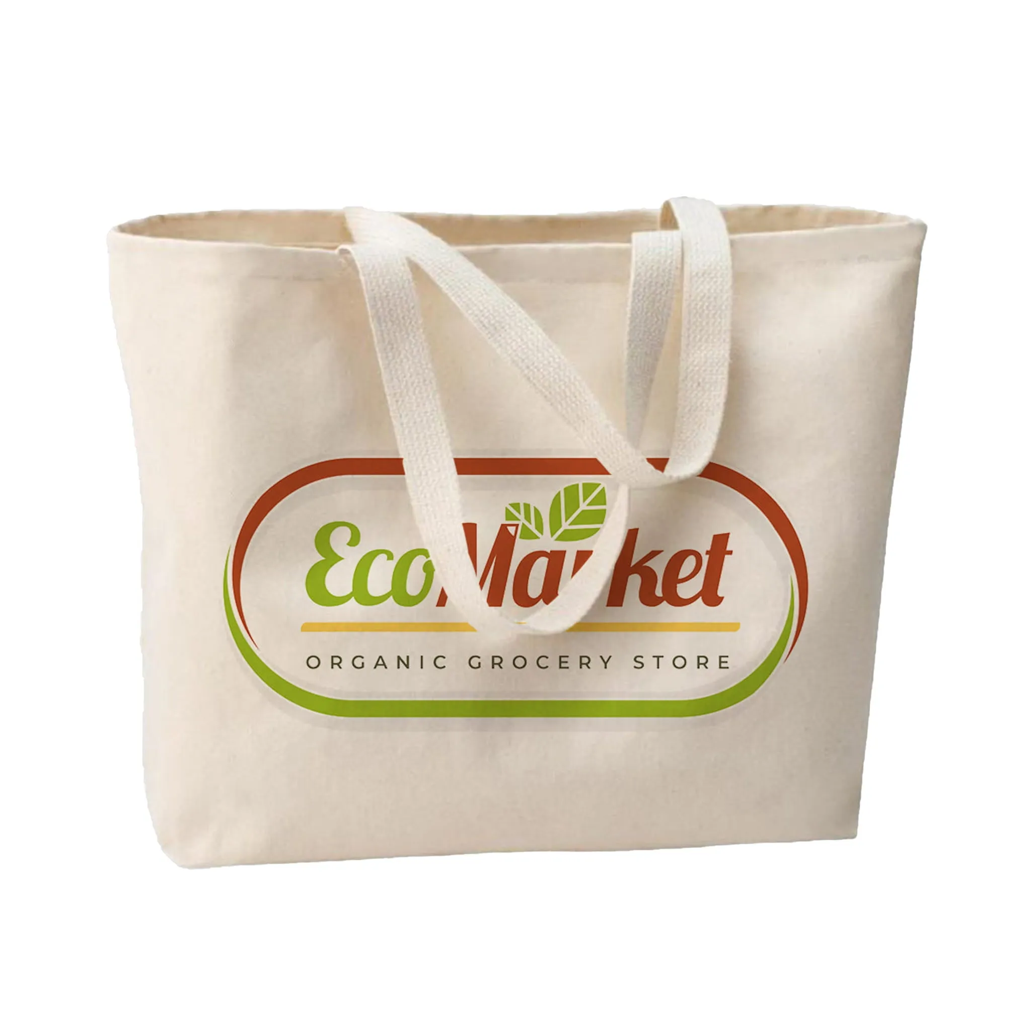 Large Grocery Canvas Tote Bags Customized / Personalized Canvas Tote Bags - TG260