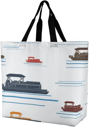 Large Tote Top Handle Bag, Shopping Handbag Big Polyester Shoulder Hand Bags