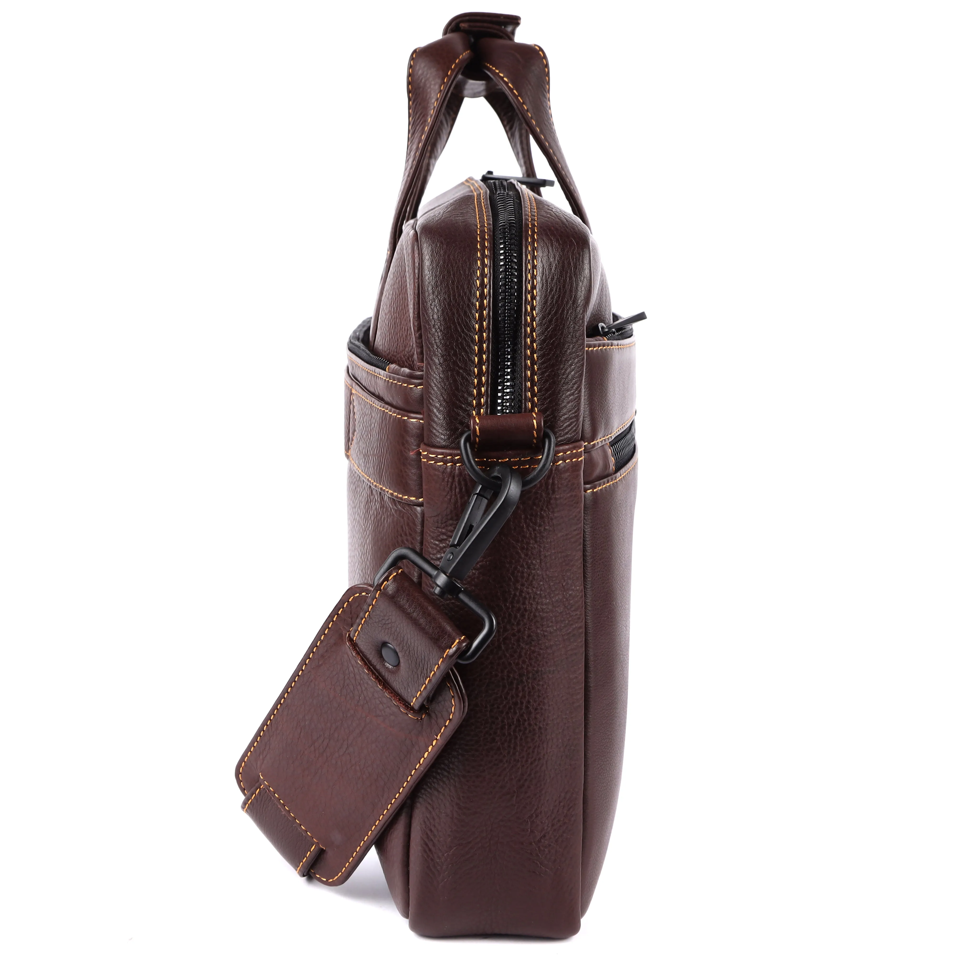 Laveri Genuine Leather Office Laptop Bag