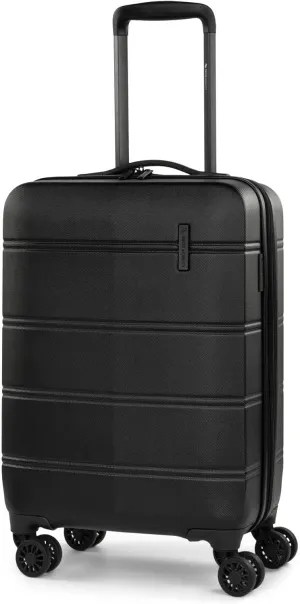LAX Collection Hard Shell Spinner Carry On Luggage for Airplanes, Expandable Rolling Suitcase with 360-Degree Spinner Wheels, Retractable Handle, Airline Approved, 20 Inch, Black