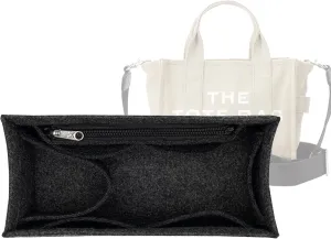Lckaey tote bag organizer insert for marc jacobs medium tote bag organizer 2042black-M