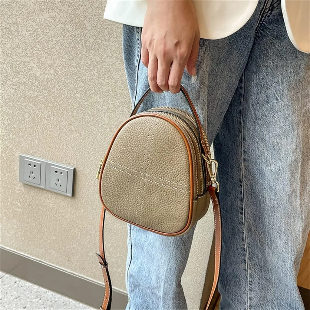 Leather Female Bag Burst Mobile Phone Bag Texture Bag Cross-Body Handbag Single