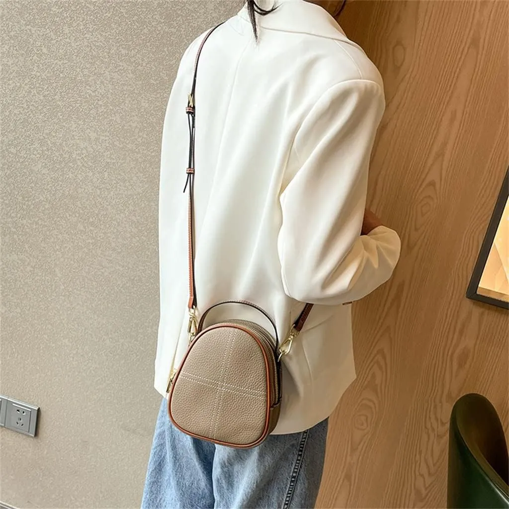Leather Female Bag Burst Mobile Phone Bag Texture Bag Cross-Body Handbag Single