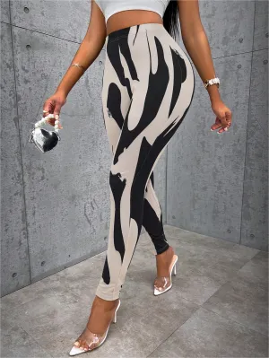Leggings BamGleam de dibujo alto en Cherry Vibes