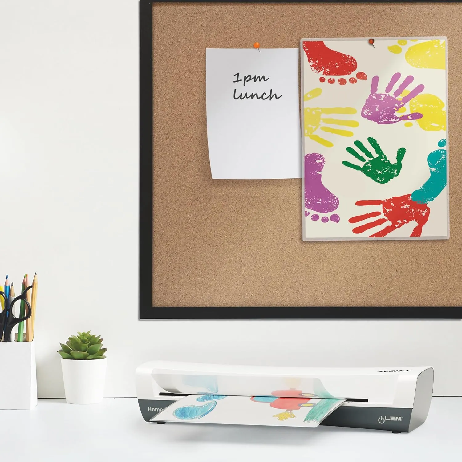 Leitz iLAM Home A3 Laminator, 3 Min Warm-up, 75-125 Micron Pouches, A4 Pouches Included, White, 74320001
