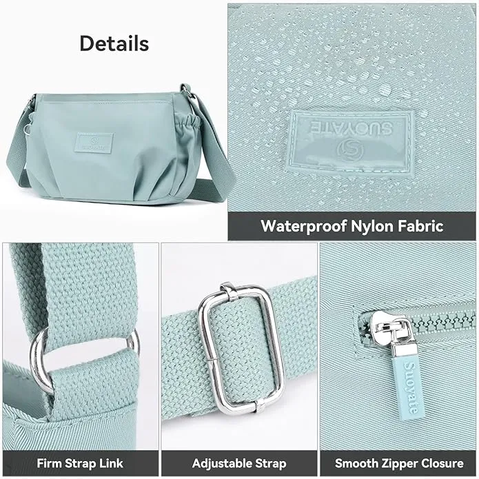 Lenora | Small Waterproof Nylon Crossbody Sling Bag