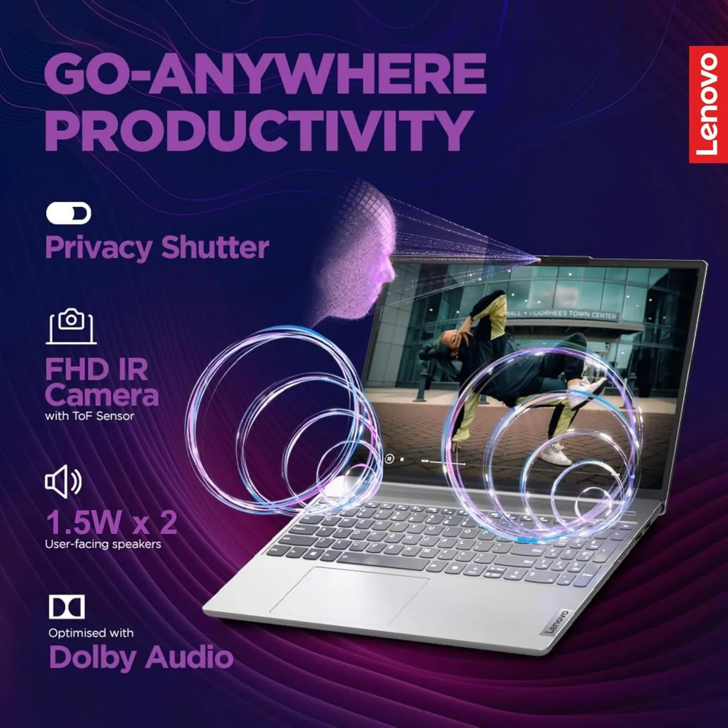 Lenovo IdeaPad Premium Series Laptop • 15.6 FHD Touchscreen • Intel Core i5 10-Core Processor • 40GB RAM • 1TB SSD (512GB PCIe SSD withHP P500 512GB Portable SSD) • Copilot & AI Ready • Windows 11 Pro