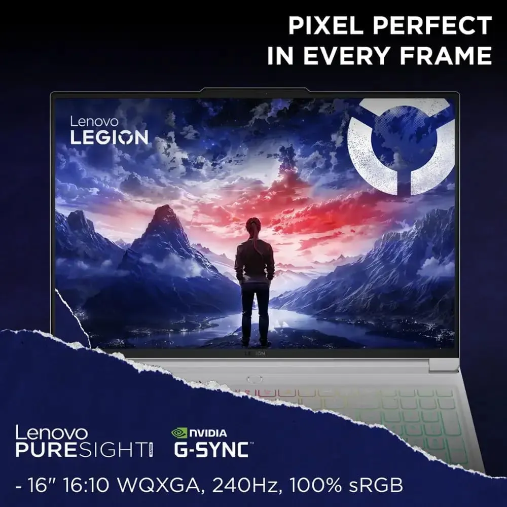 Lenovo Legion 7i Gaming Laptop, Microsoft Office Lifetime License, Intel i7-14700HX, NVIDIA GeForce RTX 4060, 16" WQXGA 240Hz Display, 32 GB DDR5 RAM, 1 TB SSD, Backlit Keyboard, Windows 11 Pro