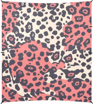 Leopard Print Pattern A Seamless Repeating Pattern Design A Flat Vector Graphic Simple and Minima Stable Beach Tent UPF50  Water-Resistant Large Sun Shelter with Carrying Bag for Camping,