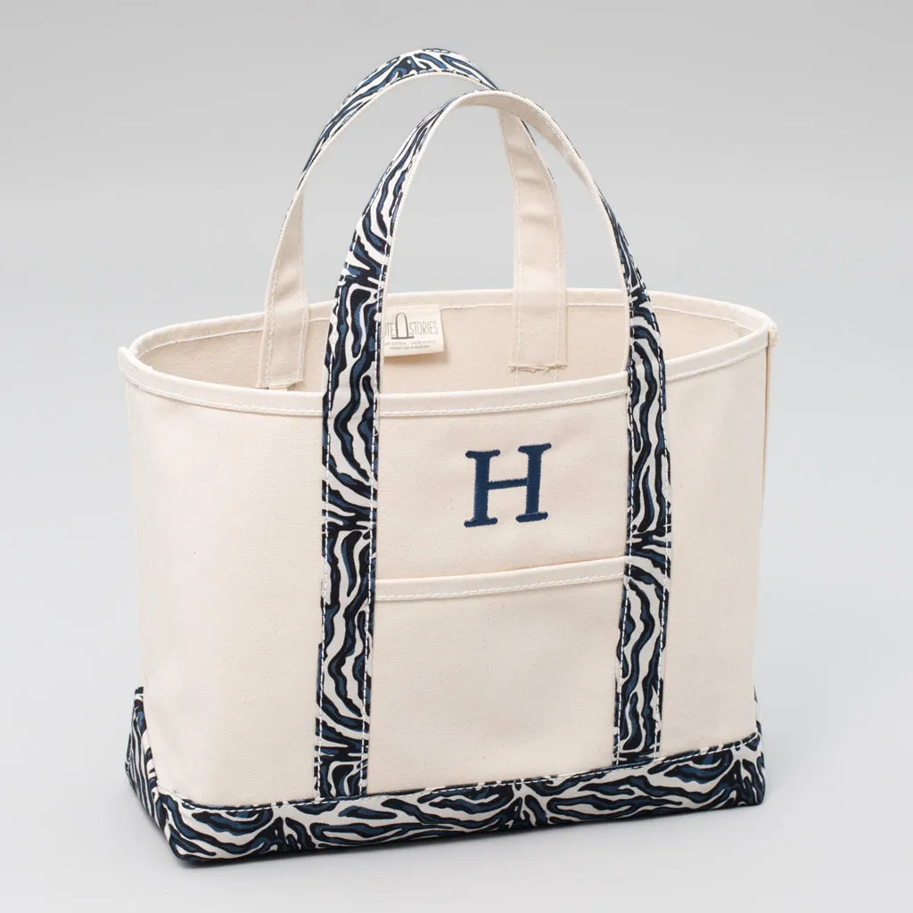Limited Tote Bag - Zebra Falsterbo Ocean