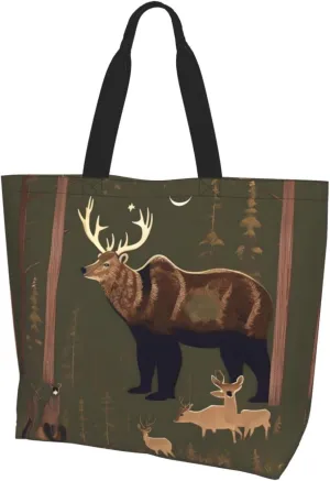 Loon Nature Bird Women Tote Bag,Casual Tote'S Handbag Big Capacity Shoulder Bag Crossbody Bag