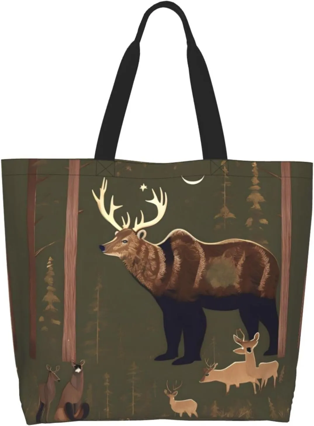 Loon Nature Bird Women Tote Bag,Casual Tote'S Handbag Big Capacity Shoulder Bag Crossbody Bag