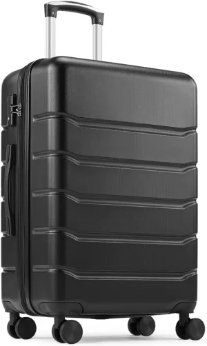 Luggage, 24 inch Hard Shell Rolling Suitcase for Travel Expandable Lightweight with Spinner Wheels TSA Lock