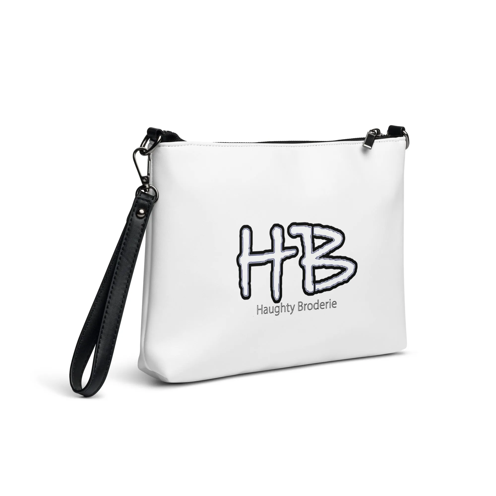 Luke (male Rothweiler) & Wizz Wizz at the beach Crossbody bag