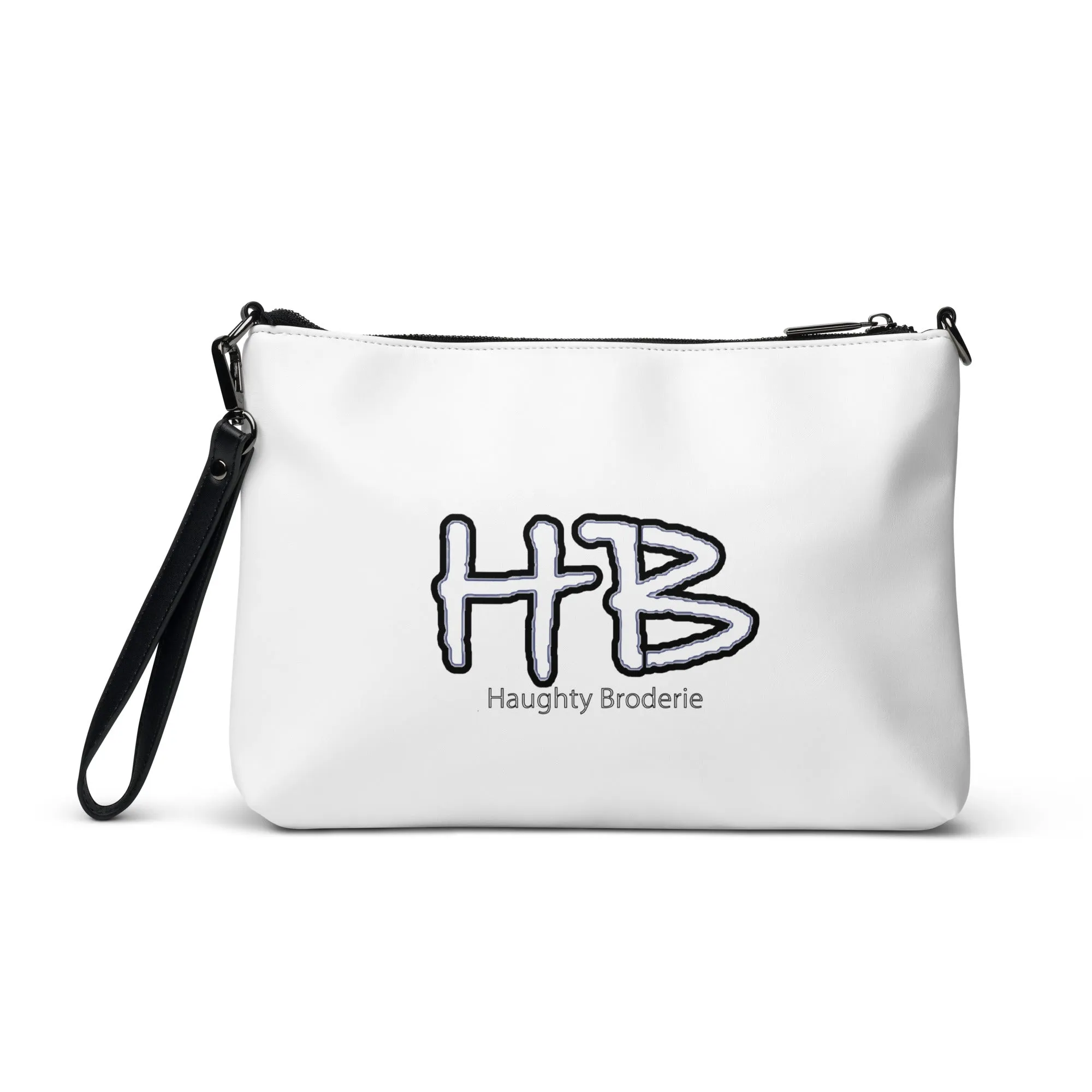 Luke (male Rothweiler) & Wizz Wizz at the beach Crossbody bag