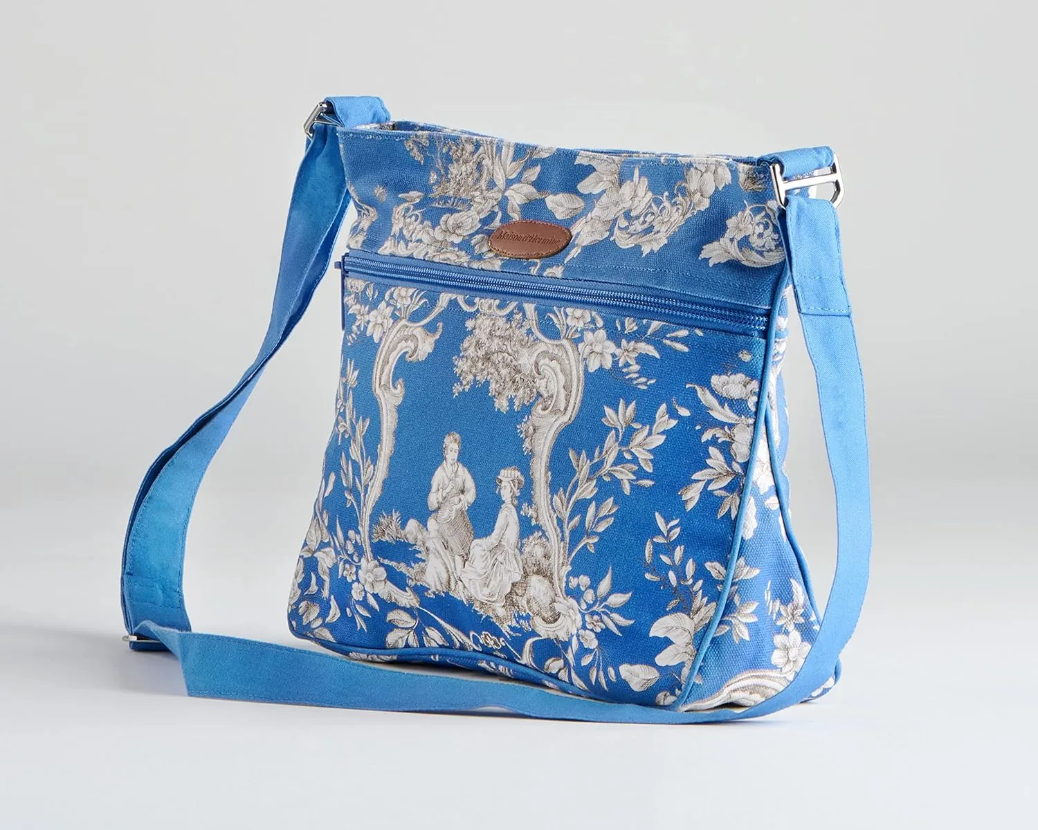 Maison d' Hermine Cross Body Bags for Women Cotton Canvas Shoulder Bag for Shopping Travel Everyday Use Tote purse Sling Bag