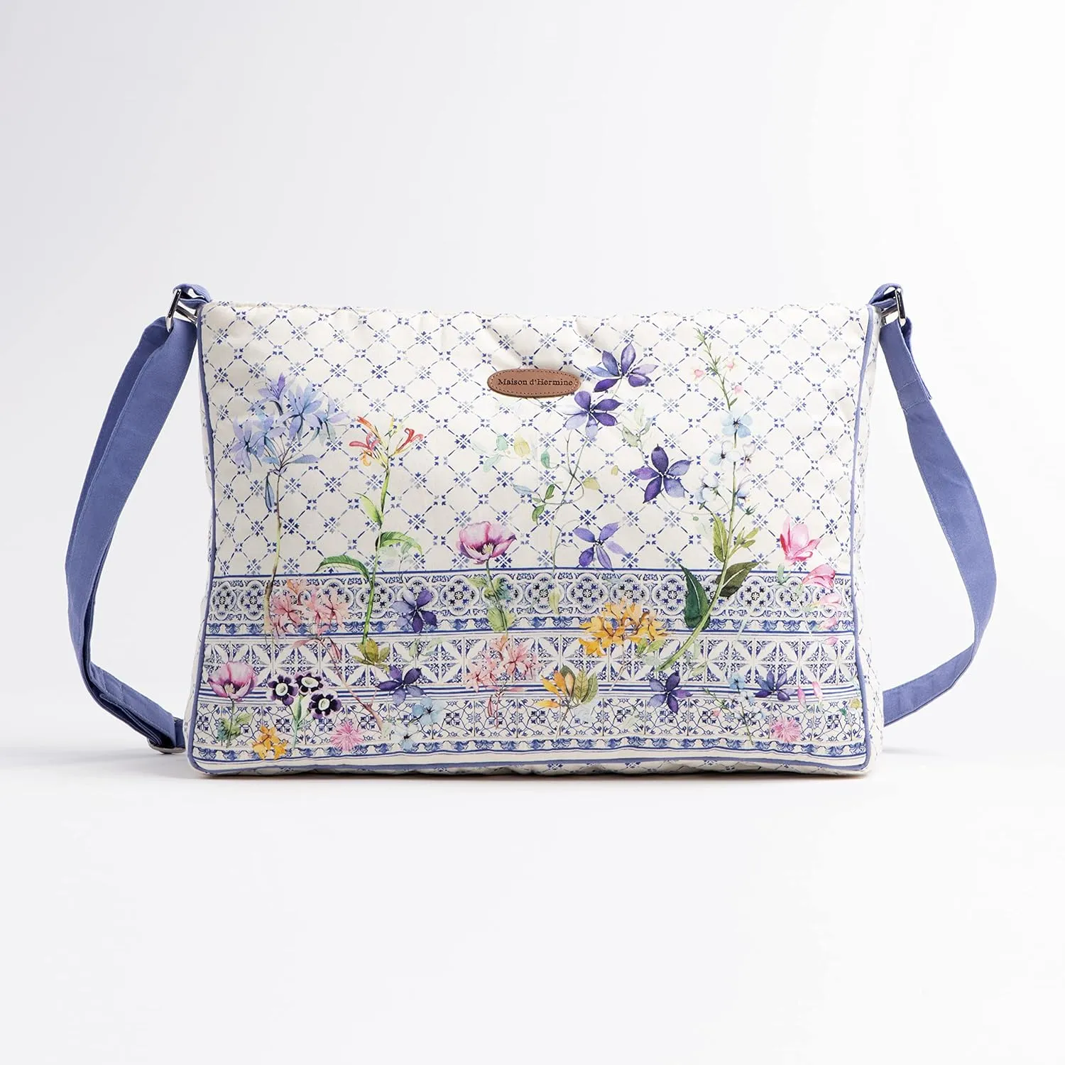 Maison d' Hermine Hand Bags for Women Cotton Shoulder Bag for Shopping Travel Everyday Use Cross Body Tote purse Sling Bag