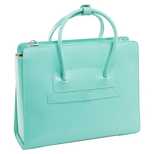 McKlein USA Lake Forest 15.4" Leather Ladies' Laptop Briefcase w/ Removable Sleeve