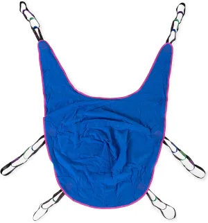 Medacure Divided Leg Patient Lift Sling Medium, Universal Compatibility - Bariatric Polyester Transfer U Sling for Hoyer, ProHeal, Invacare, Drive, and Other Patient Lifters - 35.8" L x 37.4" W