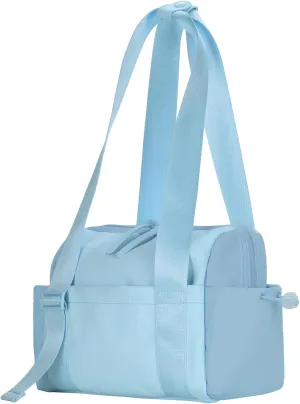 Medium Gym Bag For Women, Mini Gym Bag, Gym Tote Bag, Waterproof Travel Duffel Bag With Wet Compartment, Cute Sports Bag Suitable For Traveling On Weekends (Blue)