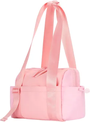 Medium Gym Bag For Women, Mini Gym Bag, Gym Tote Bag, Waterproof Travel Duffel Bag With Wet Compartment, Cute Sports Bag Suitable For Traveling On Weekends (Pink)