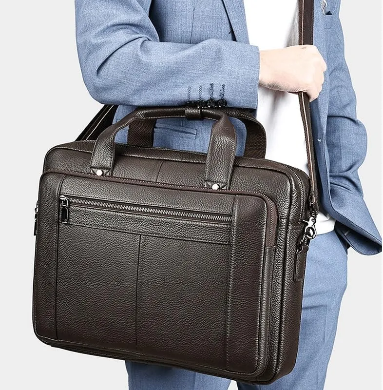 Men's Briefcase Business Laptop Bag Official Bag Office Workplace