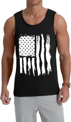 Mens Graphic Tank Tops Crewneck Gym Muscle Beach Hawaii Sleeveless Shirts