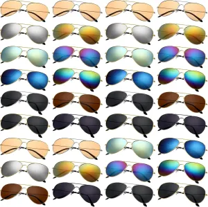 Mepase 36 Pairs Classic Sunglasses for Men Women Driving Sun Glasses Lightweight for UV Protection Fishing Shopping Travel