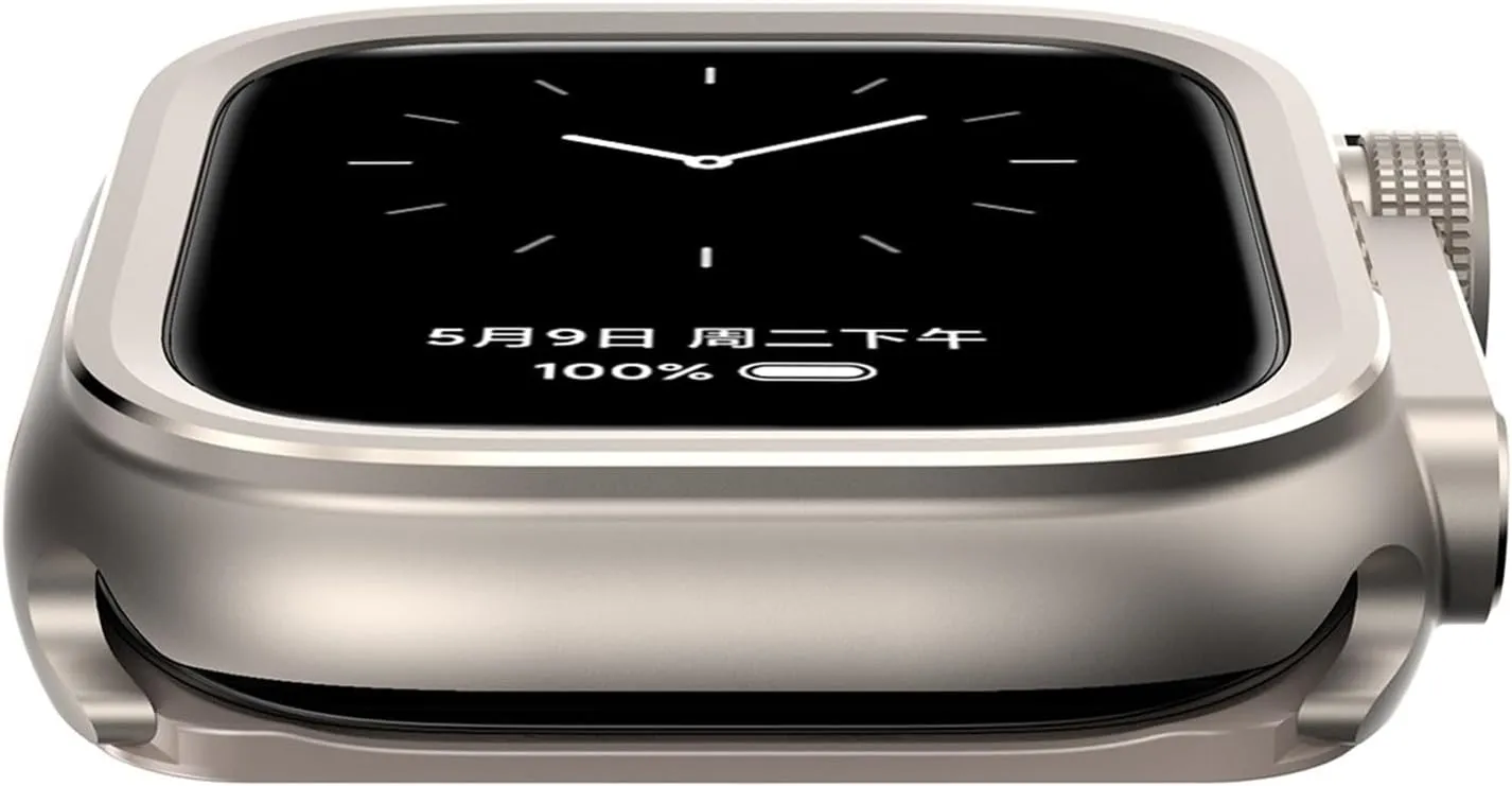 Metal Plastic Case for Apple Watch 10 46mm Change To Ultra 2 Cover Aluminum Alloy Bumper Protective Frame for IWatch S10 46mm