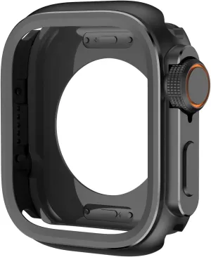 Metal Plastic Case for Apple Watch 10 46mm Change To Ultra 2 Cover Aluminum Alloy Bumper Protective Frame for IWatch S10 46mm